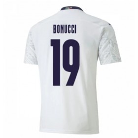 Camisolas de futebol Itália Leonardo Bonucci 19 Equipamento Alternativa Euro 2020 Manga Curta